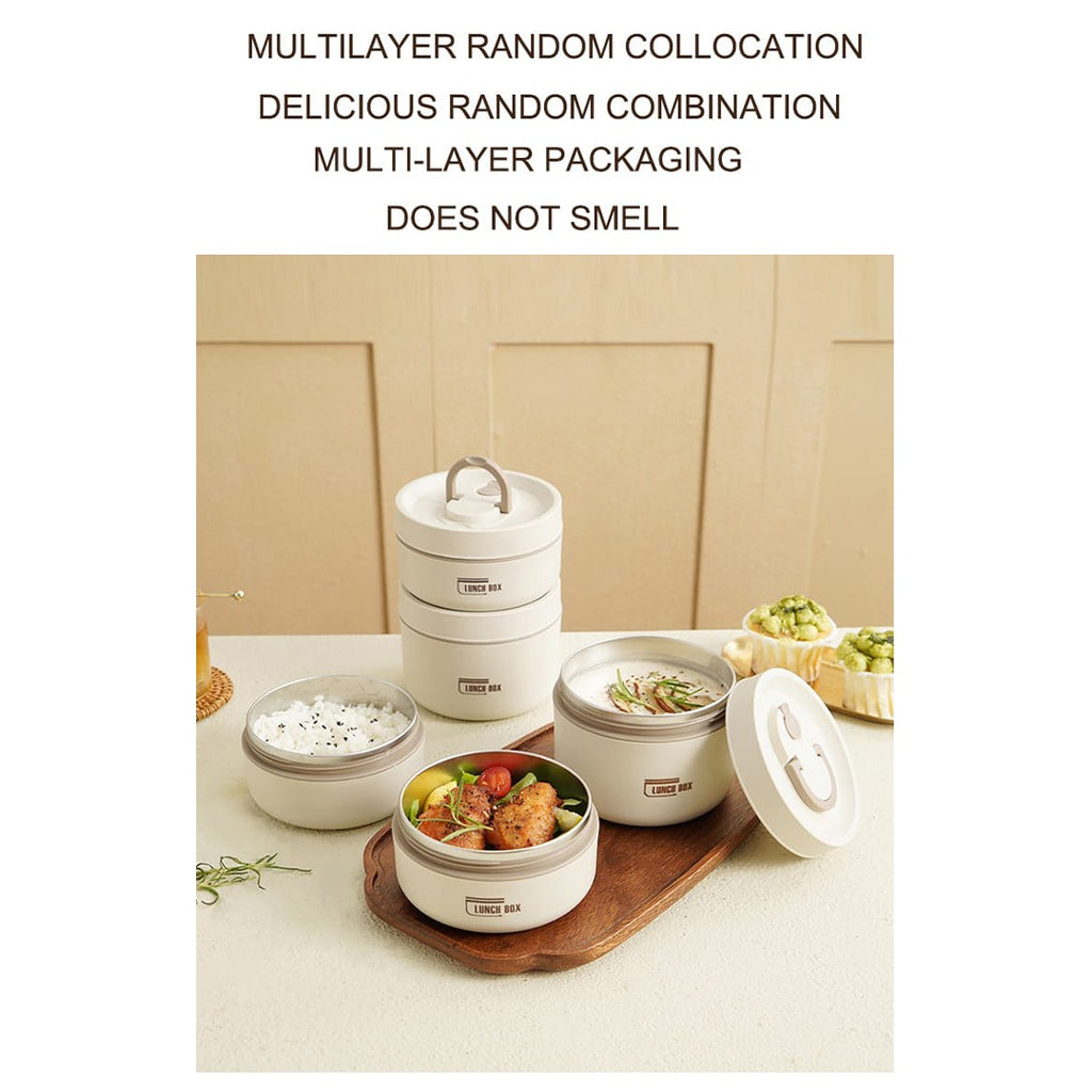 Stainless Steel Thermal Vacuum Insulated Lunch Box Set Stainless Steel Thermal Vacuum Insulated Lunch Box Set