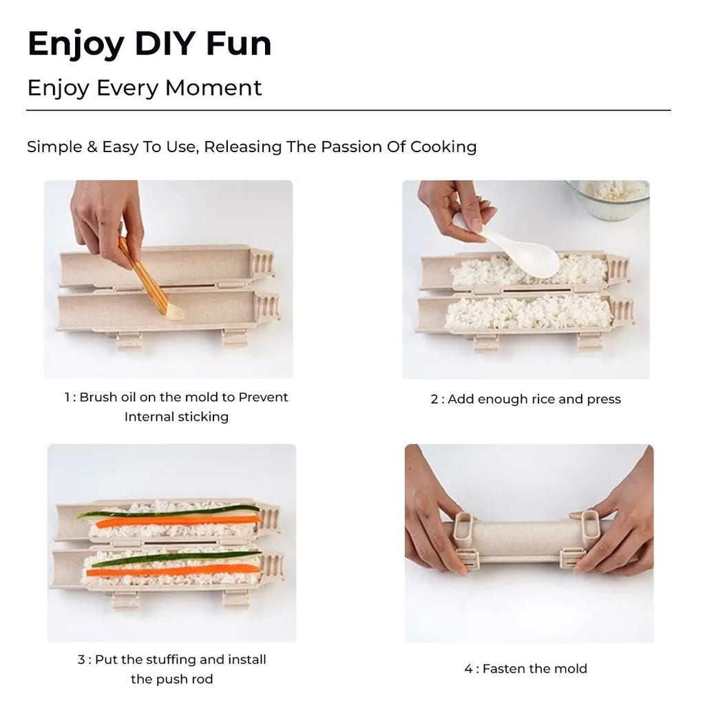 DIY Home Kitchen Instant Sushi Maker Tool DIY Home Kitchen Instant Sushi Maker Tool