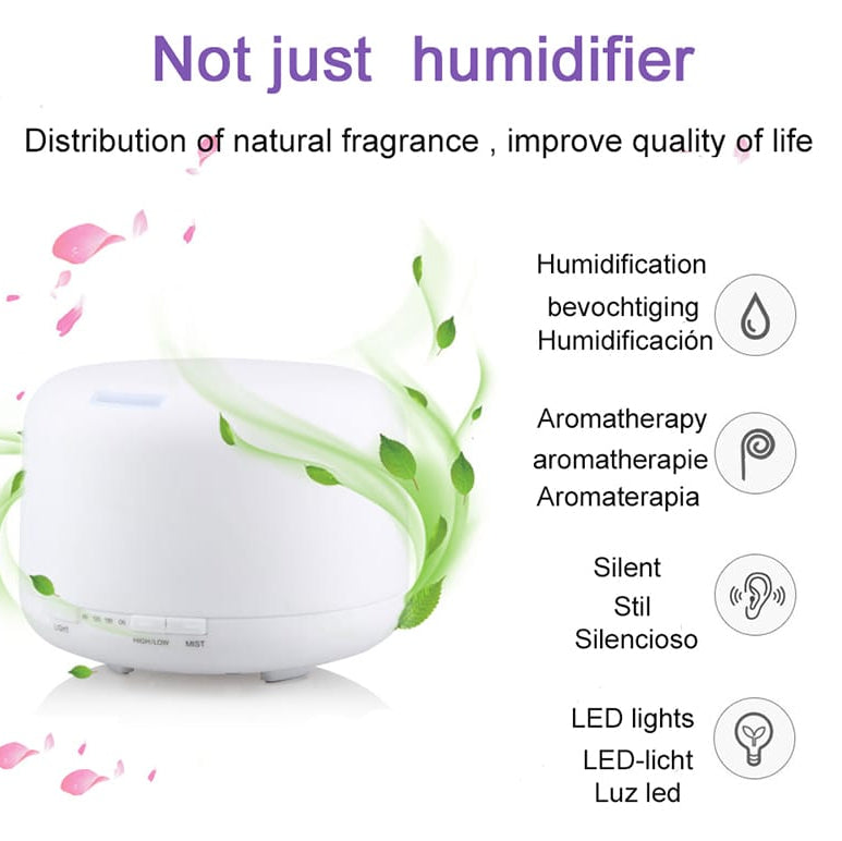 Aromatherapy Diffuser, 200ml Humidifier with Colorful Night Light Aromatherapy Diffuser, 200ml Humidifier with Colorful Night Light