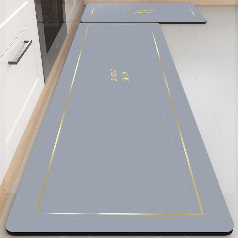 2 Pcs/Set Super Absorbent Quick Dry Non-Slip Floor Mat for Kitchen, Bathroom, Bathtub