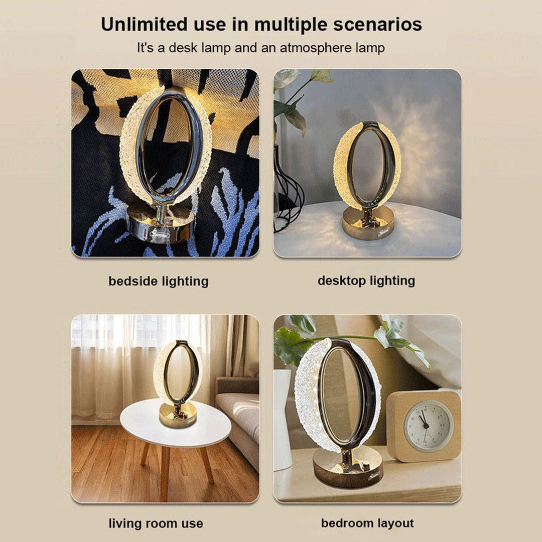 Touch Control USB Charging Star Eye Crystal Lamp used in multiple scenarios