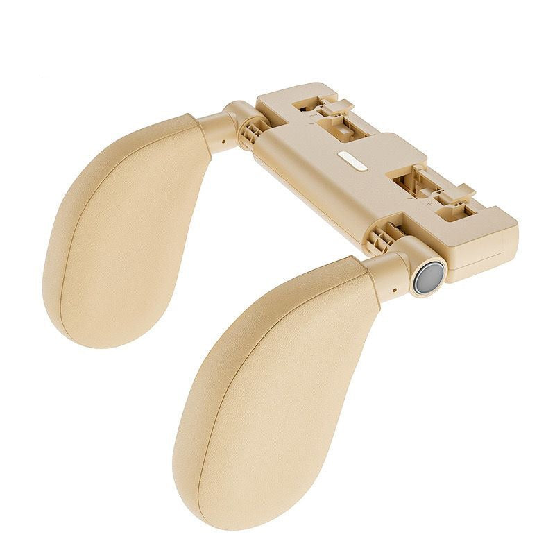 Adjustable Car U-shaped Leather Memory Foam Neck Rest Cushion Seat Pillow
