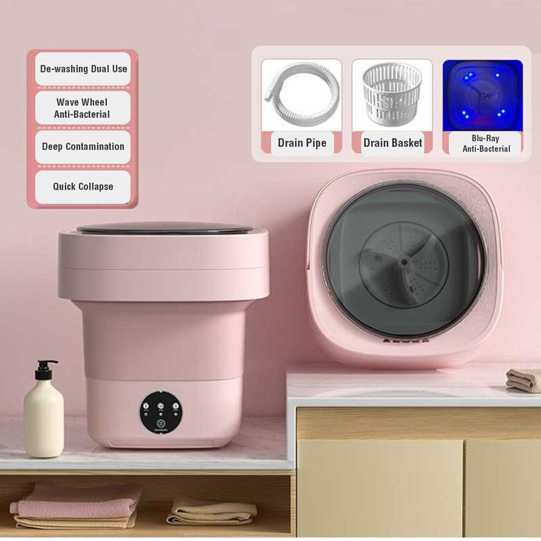 Mini Foldable Washing Machine Features