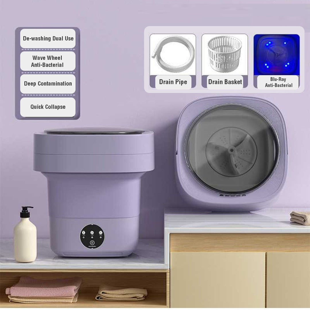 Mini Foldable Washing Machine Feature