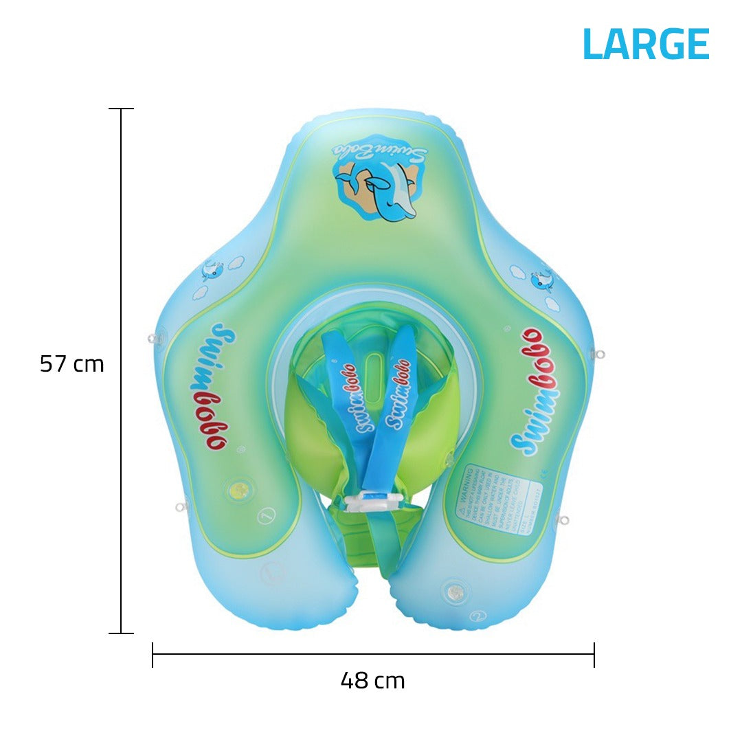 Inflatable Baby Swimming Float with its size