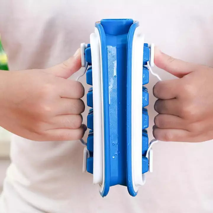 Foldable Ice Maker Portable Silicone Kettle Homemade Ice Cube Mold