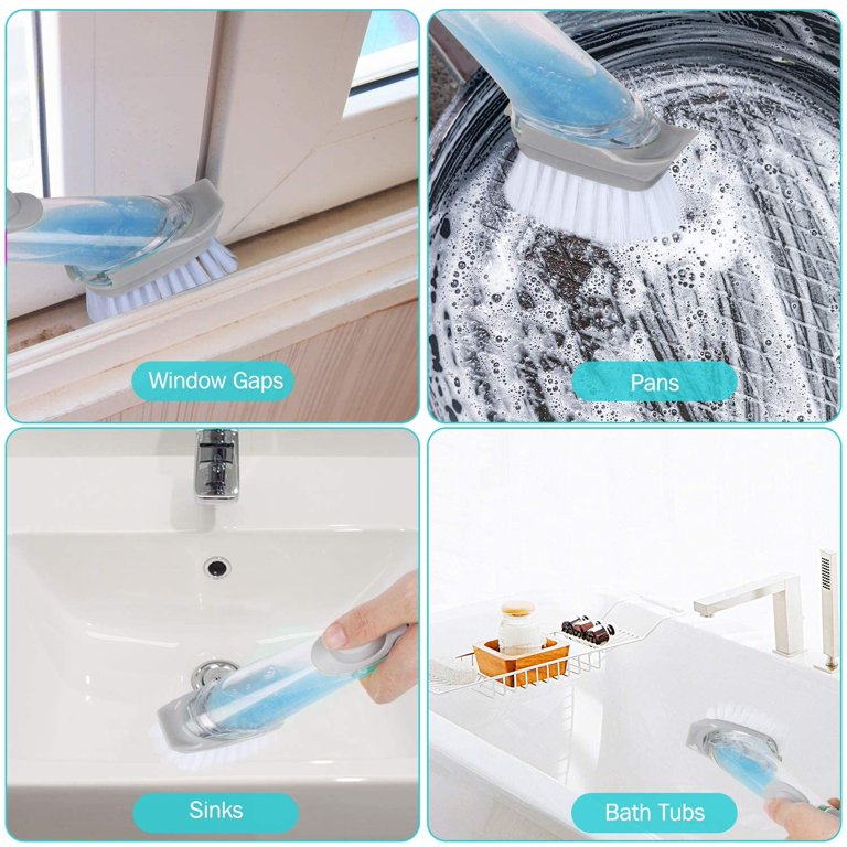 Soap Dispensing Dish Brush with versatile uses