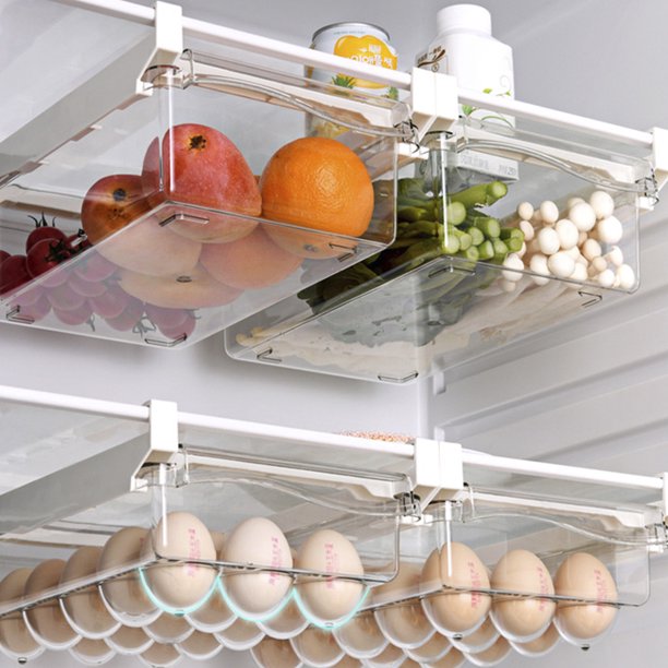 Refrigerator Drawer Transparent Organizer Rack Refrigerator Drawer Transparent Organizer Rack