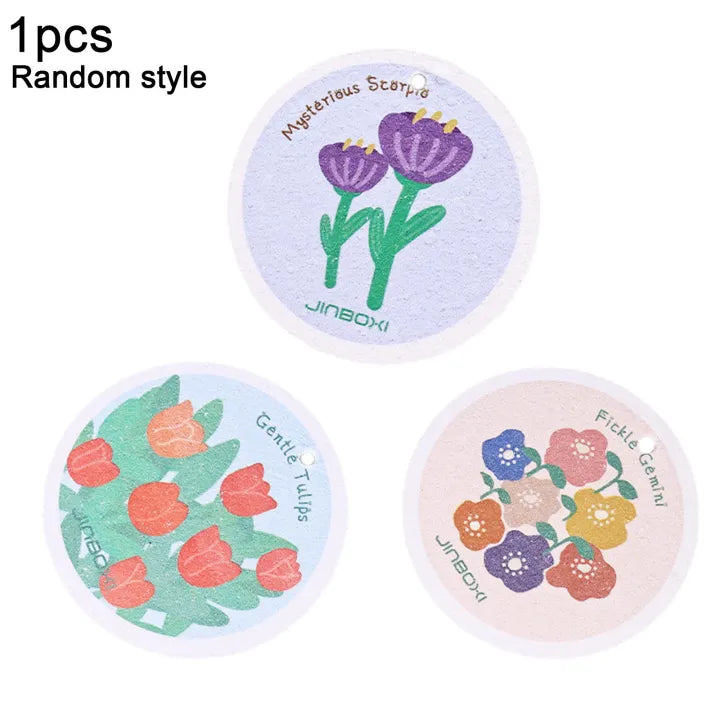 Kitchen Cleaning Non-stick Wood Pulp Sponge Wipe