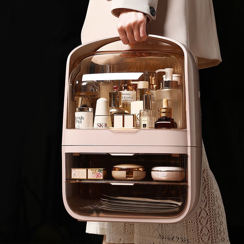 Transparent Desktop Dressing Box Cosmetic Storage Box Transparent Desktop Dressing Box Cosmetic Storage Box