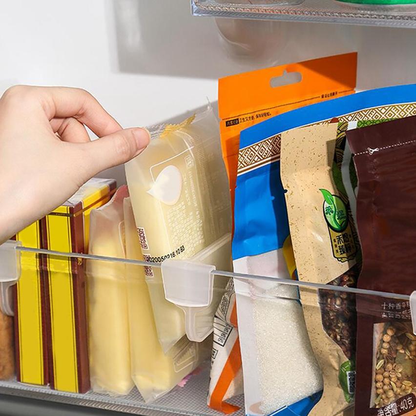 Fridge Neatly organized with the help of partition clips
