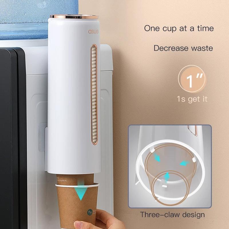 Automatic Cup Dispenser Holder Wall Mounted Disposable Cup Storage Automatic Cup Dispenser Holder Wall Mounted Disposable Cup Storage