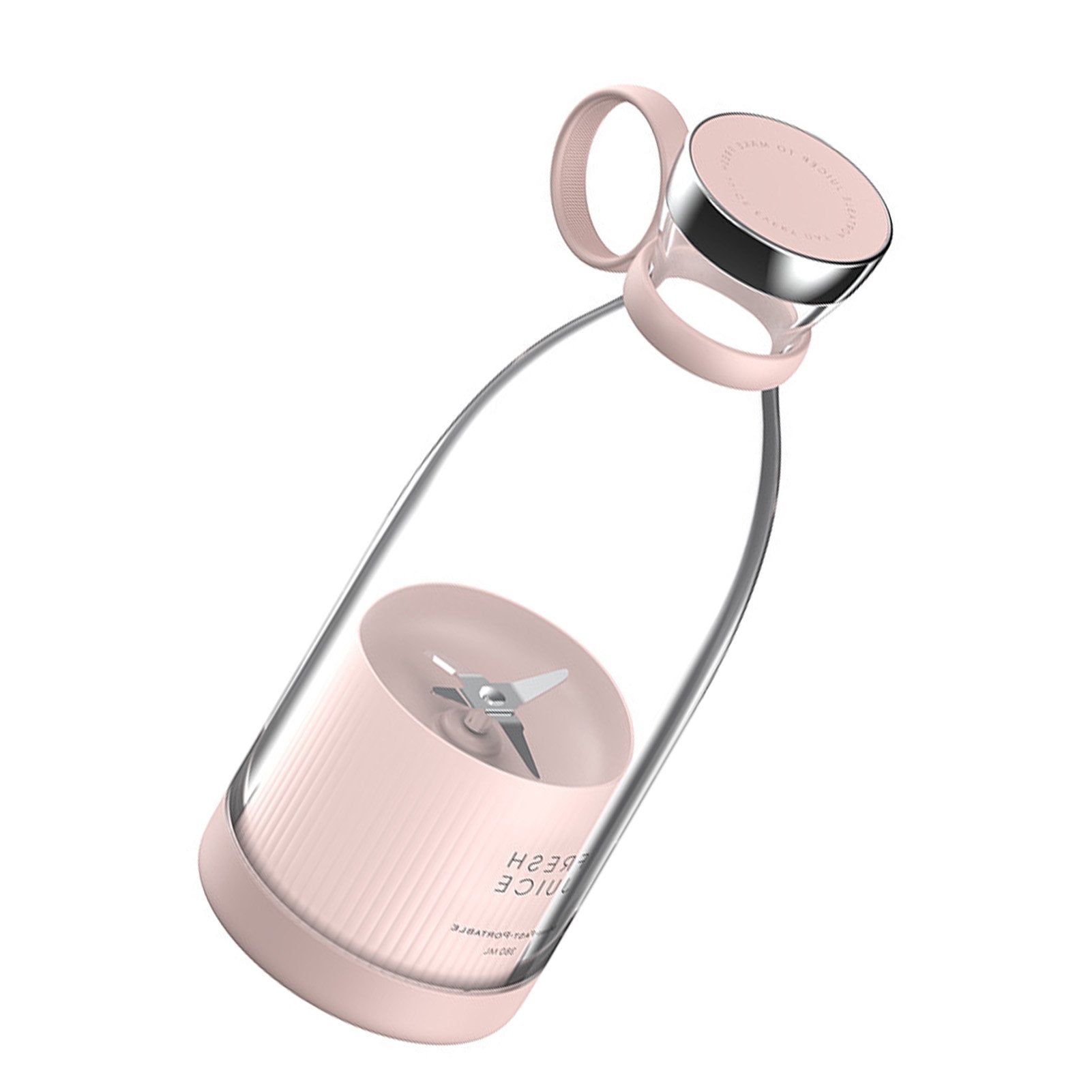 350ml Portable Instant Smoothie Juicer Blender in pink color