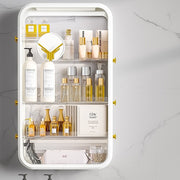 Bathroom Storage Shelf with a variety of cosmetics
