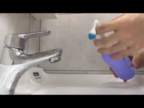 How to use nstructions of a portable travel bidet or portable shattaf