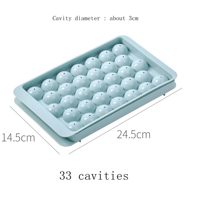 Cavities Plastic Ice Cube Mold Tray - Size