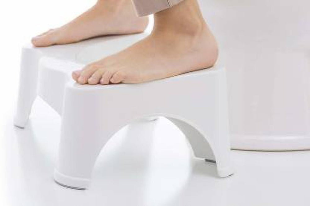 Squat Stool for Western Toilet - Comfortable Non-Slip Squatting Toilet