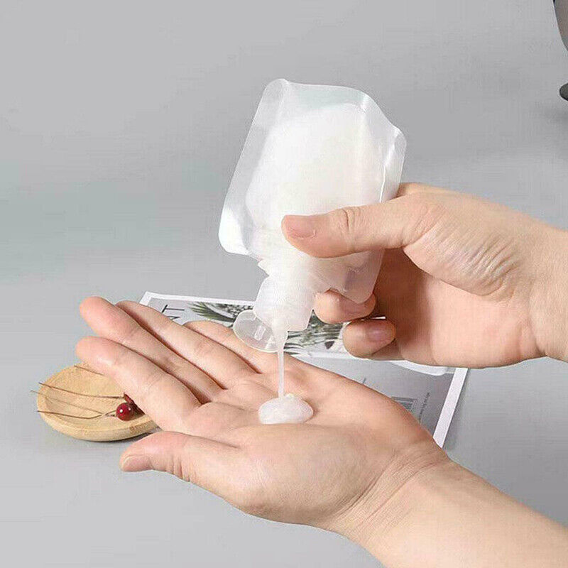 3 Pcs Reusable Shampoo Lotion Liquid Dispenser Bags 3 Pcs Reusable Shampoo Lotion Liquid Dispenser Bags