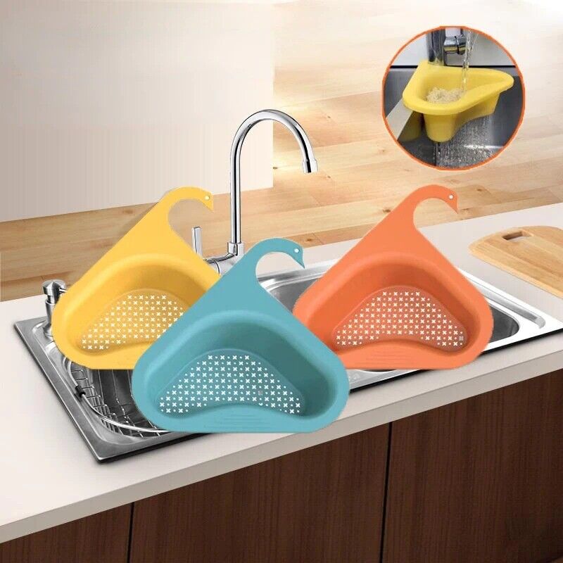 Different colors of sink drain baskets for kitchen faucets