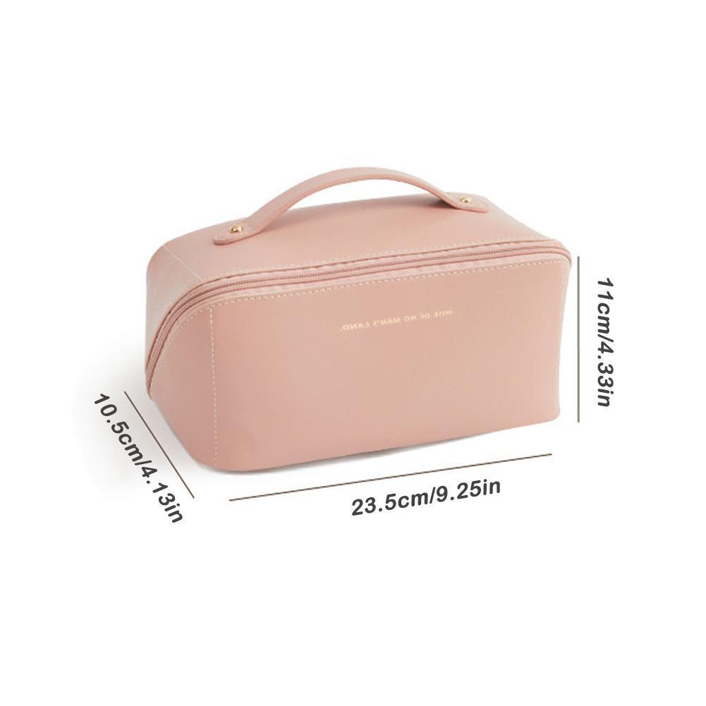 Large Capacity Foldable Travel Cosmetic Bag with its size