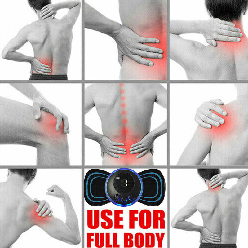 Portable Mini Electric Neck Massager Cervical Vertebra Massage Stimulator Pain Relief Kit