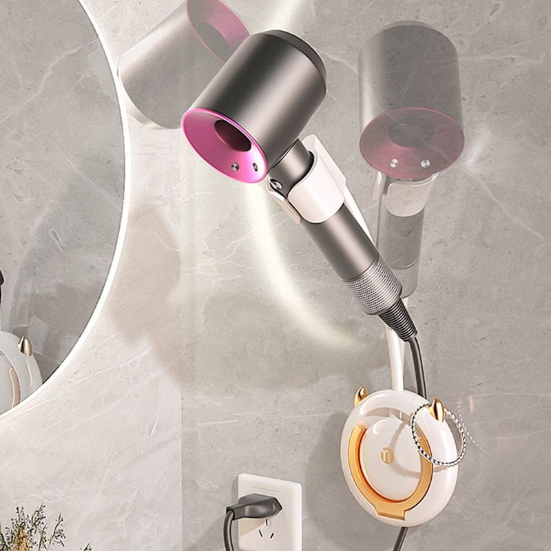 Wall Mount Hands-free Portable Hair Dryer Holder