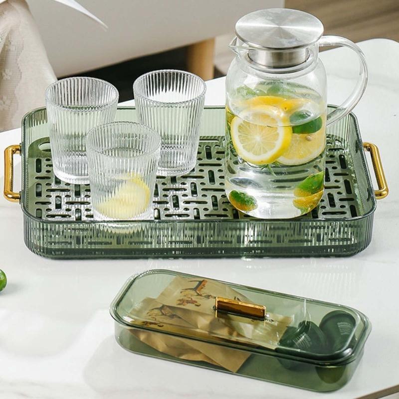 Double Layer Drain & Dining Tray For Home Kitchen